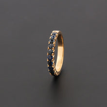 Cargar imagen en el visor de la galería, Anillo Natalie con Zafiro Azul