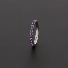 Cargar imagen en el visor de la galería, Anillo Veronica con Amatista