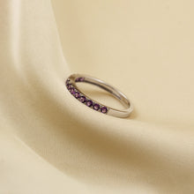 Cargar imagen en el visor de la galería, Anillo Veronica con Amatista
