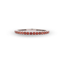 Cargar imagen en el visor de la galería, Anillo Veronica con Granate