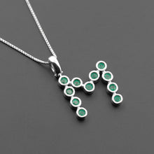 Cargar imagen en el visor de la galería, Dije Letra M Verde