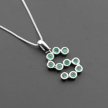 Cargar imagen en el visor de la galería, Dije Letra S Verde