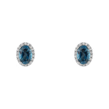 Cargar imagen en el visor de la galería, Aretes Color Charms London Blue