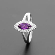 Cargar imagen en el visor de la galería, Anillo Ein con amatista