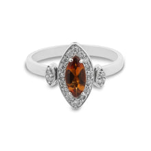 Cargar imagen en el visor de la galería, Anillo Ein con citrina