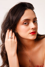 Cargar imagen en el visor de la galería, Dije Cruz de Rubí