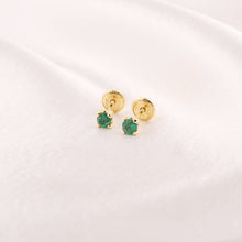 Cargar imagen en el visor de la galería, Topos esmeralda redondos 3mm