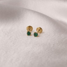 Cargar imagen en el visor de la galería, Topos esmeralda redondos 3mm