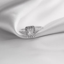 Cargar imagen en el visor de la galería, Anillo Lamia Diamante Rectangular