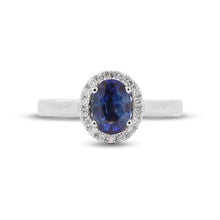 Cargar imagen en el visor de la galería, Anillo Mare con Zafiro Azul