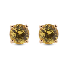 Cargar imagen en el visor de la galería, Topos Zaina 4mm Zafiro Amarillo