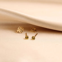 Cargar imagen en el visor de la galería, Topos Zaina 4mm Zafiro Amarillo