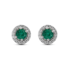 Cargar imagen en el visor de la galería, Aretes Avel - Esmeralda