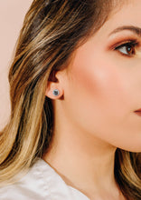 Cargar imagen en el visor de la galería, Aretes Avel - Diamante Negro