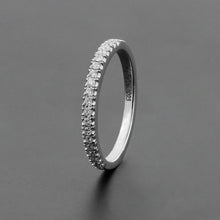 Cargar imagen en el visor de la galería, Argolla Julia Oro Blanco