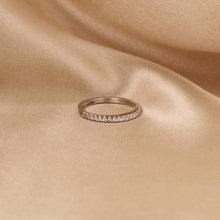 Cargar imagen en el visor de la galería, Argolla Julia Oro Blanco