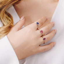 Cargar imagen en el visor de la galería, Anillo Color Gems Rhodolita