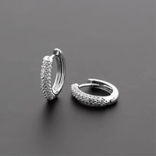 Cargar imagen en el visor de la galería, Aretes Aria Oro Blanco