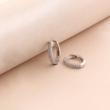 Cargar imagen en el visor de la galería, Aretes Aria Oro Blanco