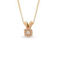 Dije Aural oro amarillo 18k