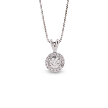 Cargar imagen en el visor de la galería, Dije Avel Diamante Oro Blanco
