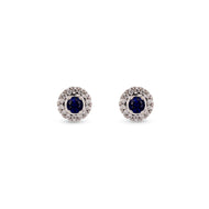 Aretes Avel con Zafiro Azul