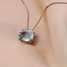 Cargar imagen en el visor de la galería, Dije Topacio Azul ovalado
