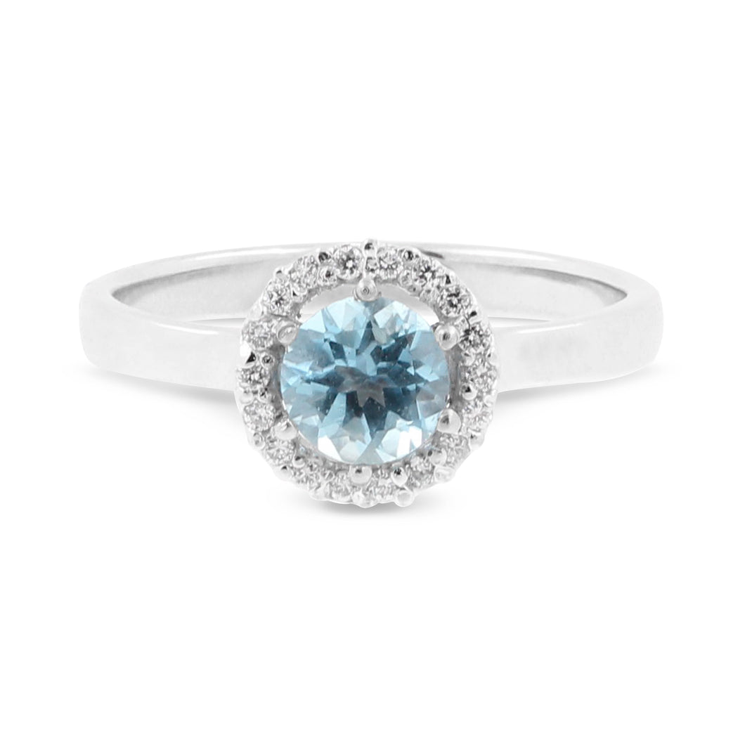 Anillo Légende Aguamarina