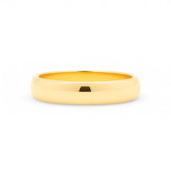 Argolla Media Caña Oro Amarillo 18K – 3.5 mm