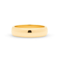 Argolla Media Caña Oro Amarillo 18K – 5 mm
