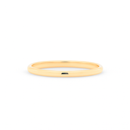 Argolla Media Caña Oro Amarillo 18K – 1.5 mm