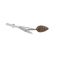 Prendedor flor de diamante