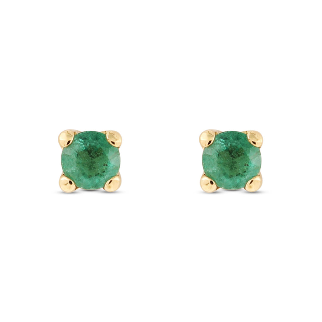 Topos esmeralda redondos 3mm