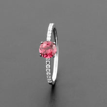 Cargar imagen en el visor de la galería, Anillo Lucy con Turmalina
