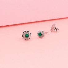 Cargar imagen en el visor de la galería, Aretes Avel con Esmeralda
