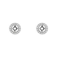 Cargar imagen en el visor de la galería, Jackets de Diamante oro blanco 18k
