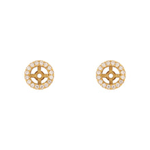 Cargar imagen en el visor de la galería, Jackets de Diamante oro amarillo 18k
