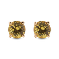 Topos Zaina 4mm Zafiro Amarillo