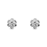 Aretes Flor de Diamante
