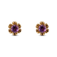 Aretes Flor de Amatista