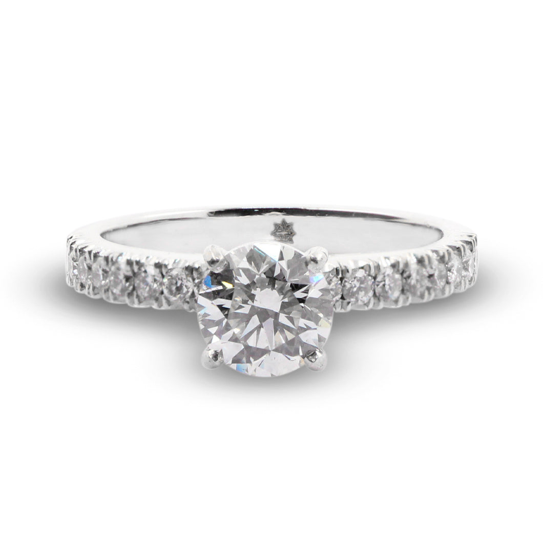 Anillo Lucia Oro Blanco