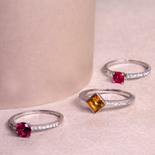 Cargar imagen en el visor de la galería, Anillo Lucy con Turmalina
