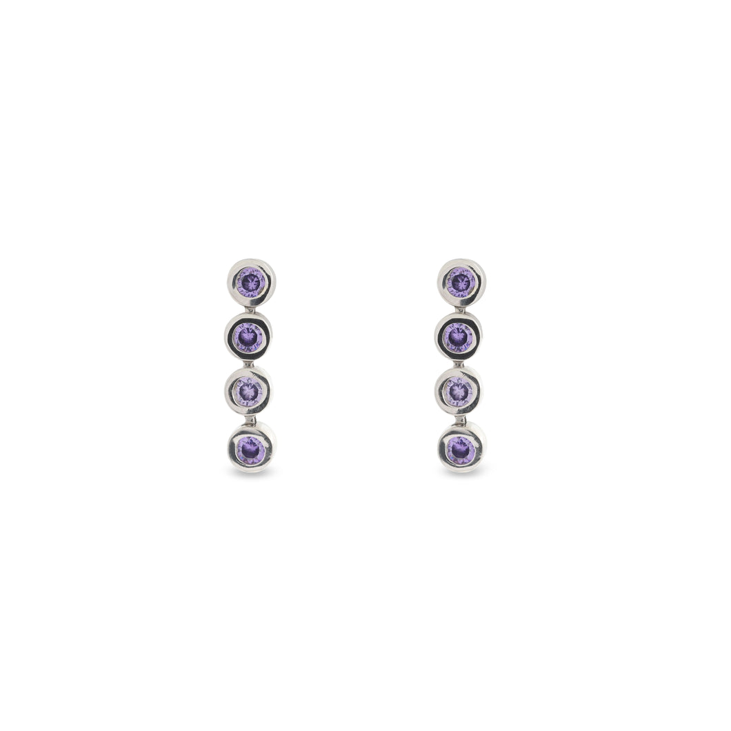 Aretes Rosmerie Purple