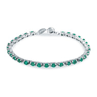 Pulsera Tennis de Esmeralda
