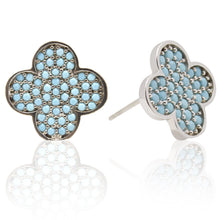 Cargar imagen en el visor de la galería, Topos Fleur Turquoise
