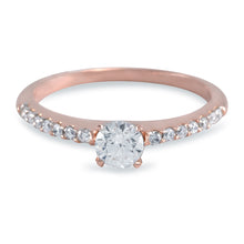 Cargar imagen en el visor de la galería, Anillo Band Gold Rose
